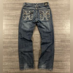 Extreme Couture Y2K Pocket Stitched Jeans 34x33